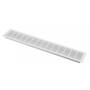Luchtrooster 480x80mm wit, 146m2 luchtdoorlaat