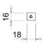 TWIG TLD aluminium 300leds 24V Lengte: