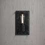 Caged Wall Light/Medium/Black Marble