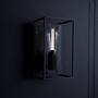 Caged Wall Light/Medium/Black Marble