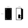 Caged Wall Light/Medium/Black Marble