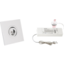 4x Monza vierkant wit + 4x verlengsnoer + ZigBee Driver 30W