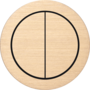 Rond 2.0 Push button 4X- s. trim - brushed brass