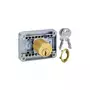 Oplegslot cilinder mat messing geborsteld verschillend