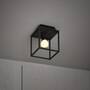 Caged Wall Light/ Small/Black Marble