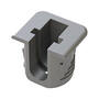 Plankdrager Flipper grijs, kliksysteem, voor 18mm hout