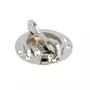 Bladverbinder rond 60mm, dikte 1,5mm vernikkeld