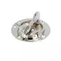 Bladverbinder rond 60mm, dikte 1,5mm vernikkeld