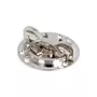 Bladverbinder rond 60mm, dikte 1,5mm vernikkeld