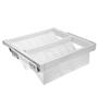 Schoenenrek, uittrekbaar metal 600 mm SOFT-CLOSE, Wit