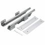 Schoenenrek, uittrekbaar metal 600 mm SOFT-CLOSE, Wit