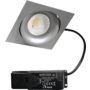 Cádiz kantelbare inbouw vierkant grijs + Triac driver