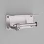Toilet Roll Holder/w/ Shelf/190Mm/7.5 Inches/Cast