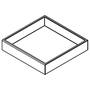 CubiLux Vide-poches luxe 32 vierkant Leder 32 x 150 x 150mm