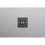 EU 1G Double Toggle Switch/w/out B+P Logo/Smoked Bronze
