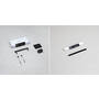 Pull Bar/Plate/Linear/Small 190Mm/Black (Non US)