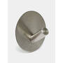 Kapstok met plaat rond 50mm 1 haaks
