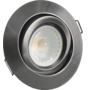 Aosta  kantelbare IP44 inb. Spot RVS look D2W + Triac driver