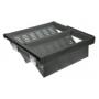 Schoenenrek, uittrekbaar metal 700 mmSOFT-CLOSE, antraciet