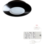 2x Napoli rond zwart DTW 3000K-2200K met 2x verl+Led driver