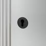 Escutcheon Plate/Euro Profile/Welders Black