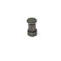 Knop TUBE oud tin 19mm, hoogte 33mm