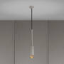 Exhaust Pendant/Cross/Stone/Brass