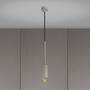 Exhaust Pendant/Cross/Stone/Brass