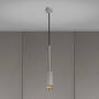 Exhaust Pendant/Cross/Stone/Brass