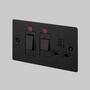 Cooker Control Unit w/ Neon - Black - Black Interior