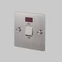20A Dp Switch w/ Neon - Stainless Steel