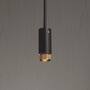 Exhaust Pendant/Linear/Graphite/Brass