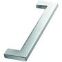 Greep flat 8X128x142mm RVS look