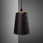 Hooked Wall Large Graphite/Brass