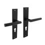 Deurkruk Bastian op schild 245x45 mm Pcgat 72mm
