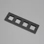4G Wall Plate/Modules Only/Smoked Bronze