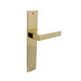 Deurkruk Hera op schild 245x45 mm blind messing