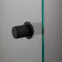Fixed Door Knob/Single-Sided/Linear/Welders Black