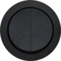 Rond 2.0 Multifit - double two-way switch -s. trim - black a