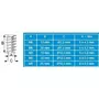 Rampabus M6/7.5x13mm zonder rand, geel verzinkt, SW6
