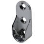 Roedehouder chroom, voor roede 30x15mm (model 7837)