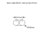 Palma Duo kantelbare inbouwspot rond wit DTW + Triac driver
