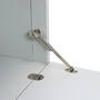 Dekselschaar met regelbare soft close, links