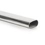 Roede 30x15mm, glans chroom, lengte 3000mm, dikte 1,2mm