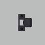 Strike Plate Kit/T Shaped/2.5 Inch Door/Black
