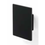 Greep 80x80mm mat zwart, hartmaat 32mm, VE=8 stuks