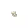 Rampabus conisch M4/5.5x10mm met rand, geel verzinkt