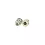 Rampabus conisch M4/5.5x10mm met rand, geel verzinkt