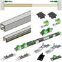 Spaceship 80 W set compleet met rail voor een deur van 100cm