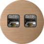 Rond 2.0 Multifit Data port  2 Keystones- s. trim - light br